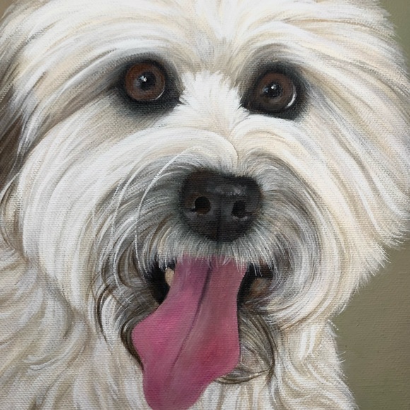 hand made by Artist Other - Large Original Acrylic Painting on Canvas